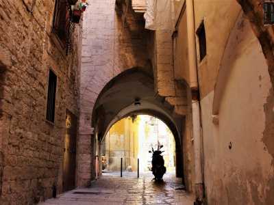...qui infatti l�arco diventa a sesto acuto e assume cos� un aspetto molto pi� �gotico�
